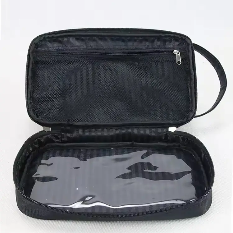 custom-black-double-zipper-toiletry-bag (5)